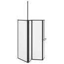 vidaXL Zuhanyfal Fehér 120 x 70 x 137 cm Alumínium