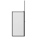 vidaXL Zuhanyfal Egyéb Fekete 120 x 70 x 137 cm Alumínium