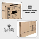 vidaXL Költöző Doboz 20 pcs Természetes 59 x 31,5 x 31,5 cm Karton