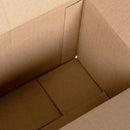 vidaXL Hajtható doboz 50 pcs Természetes 24 x 13 x 13 cm Karton