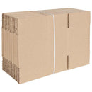 vidaXL Hajtható doboz 50 pcs Természetes 24 x 13 x 13 cm Karton