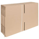 vidaXL Hajtható doboz 50 pcs Természetes 30 x 30 x 15 cm Karton