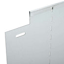 vidaXL Gyepszegélyek 20 pcs Ezüst 100 x 25 x 0,07 cm Horganyzott acél