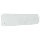 vidaXL Gyepszegélyek 20 pcs Ezüst 100 x 25 cm Horganyzott acél