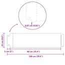 vidaXL Gyepszegélyek 20 pcs Ezüst 100 x 25 cm Horganyzott acél