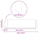 vidaXL Gyepszegélyek 30 pcs Ezüst 100 x 25 x 0,07 cm Horganyzott acél