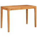 vidaXL Étkezőasztal Barna 110 x 55 x 76 cm Tömör Akácfa