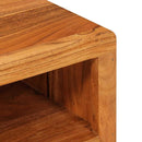 vidaXL TV szekrény polcokkal Barna 110 x 30 x 40 cm Tömör Akácfa