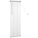 vidaXL Zsalugáter Redőnyök Ezüst 130 x 40 cm Alumínium
