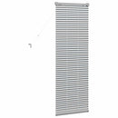 vidaXL Zsalugáter Redőnyök Ezüst 130 x 40 cm Alumínium