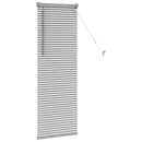vidaXL Zsalugáter Redőnyök Ezüst 130 x 50 cm Alumínium