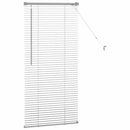 vidaXL Zsalugáter Redőnyök Ezüst 130 x 55 cm Alumínium