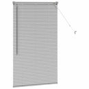 vidaXL Zsalugáter Redőnyök Ezüst 130 x 75 cm Alumínium