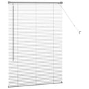 vidaXL Zsalugáter Redőnyök Ezüst 130 x 90 cm Alumínium