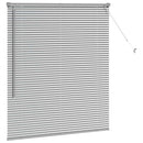 vidaXL Zsalugáter Redőnyök Ezüst 130 x 115 cm Alumínium