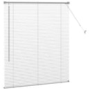 vidaXL Zsalugáter Redőnyök Ezüst 130 x 120 cm Alumínium