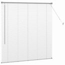 vidaXL Zsalugáter Redőnyök Ezüst 130 x 125 cm Alumínium