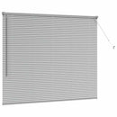 vidaXL Zsalugáter Redőnyök Ezüst 130 x 160 cm Alumínium
