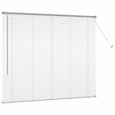 vidaXL Zsalugáter Redőnyök Ezüst 130 x 160 cm Alumínium