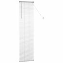 vidaXL Zsalugáter Redőnyök Ezüst 175 x 45 cm Alumínium