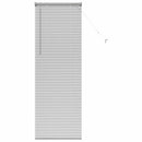 vidaXL Zsalugáter Redőnyök Ezüst 175 x 60 cm Alumínium