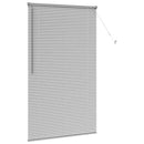 vidaXL Zsalugáter Redőnyök Ezüst 175 x 100 cm Alumínium