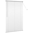vidaXL Zsalugáter Redőnyök Ezüst 175 x 115 cm Alumínium