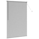 vidaXL Zsalugáter Redőnyök Ezüst 175 x 120 cm Alumínium