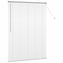 vidaXL Zsalugáter Redőnyök Ezüst 175 x 125 cm Alumínium