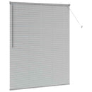 vidaXL Zsalugáter Redőnyök Ezüst 175 x 145 cm Alumínium