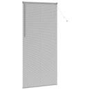 vidaXL Zsalugáter Redőnyök Ezüst 220 x 105 cm Alumínium