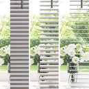 vidaXL Zsaluzia Ezüst 220 x 120 cm 25 mm Alumínium