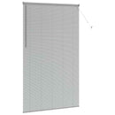 vidaXL Zsalugáter Redőnyök Ezüst 220 x 135 cm Alumínium