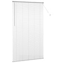 vidaXL Zsalugáter Redőnyök Ezüst 220 x 135 cm Alumínium