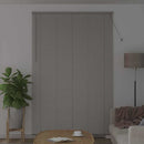 vidaXL Zsaluzia Ezüst 220x150cm 25 mm Alumínium