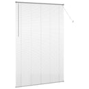 vidaXL Zsalugáter Redőnyök Ezüst 220x150cm Alumínium