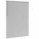 vidaXL Zsalugáter Redőnyök Ezüst 220 x 155 cm Alumínium