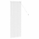 vidaXL Zsaluzia Fehér 130 x 45 cm 25 mm Alumínium