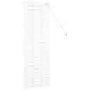 vidaXL Zsaluzia Fehér 130 x 45 cm 25 mm Alumínium