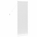 vidaXL Zsaluzia Fehér 130 x 45 cm 25 mm Alumínium