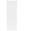 vidaXL Zsaluzia Fehér 130 x 45 cm 25 mm Alumínium