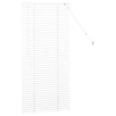vidaXL Zsalugáter Redőnyök Fehér 130 x 55 cm Alumínium