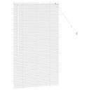 vidaXL Zsalugáter Redőnyök Fehér 130 x 80 cm Alumínium
