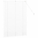 vidaXL Zsalugáter Redőnyök Fehér 130 x 90 cm Alumínium