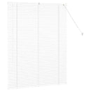 vidaXL Zsalugáter Redőnyök Fehér 130 x 105 cm Alumínium