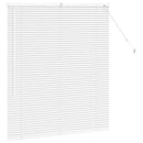 vidaXL Zsalugáter Redőnyök Fehér 130 x 120 cm Alumínium