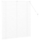 vidaXL Zsalugáter Redőnyök Fehér 130 x 120 cm Alumínium