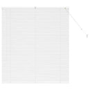 vidaXL Zsalugáter Redőnyök Fehér 130 x 120 cm Alumínium
