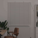 vidaXL Zsalugáter Redőnyök Fehér 130 x 135 cm Alumínium