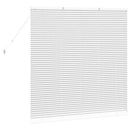 vidaXL Zsalugáter Redőnyök Fehér 130 x 135 cm Alumínium